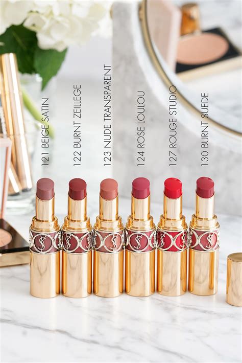 ysl rouge volupte rock'n shine 6|YSL rouge volupte shine 122.